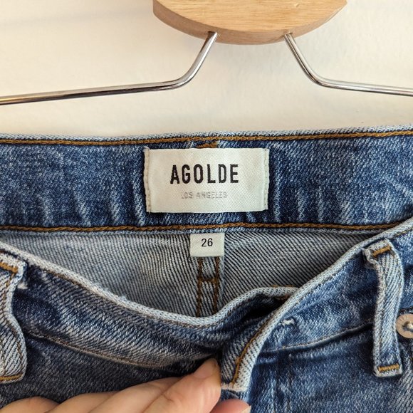 Agolde skinny leg jeans Toni sz 26 - Picture 2 of 5
